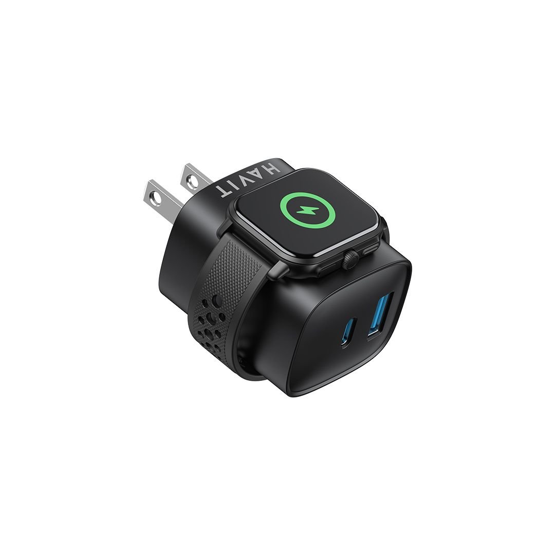 Cargador Havit UC132 US Tipo C USB Carga Rápida Inalámbrica