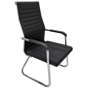 Silla de Recibidor XCON C039V Negra – Juego de 2