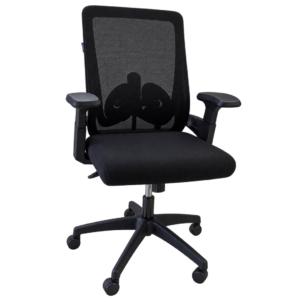 Silla XCON Semi-Ejecutivo XCON-C1026 Negra – Malla con Brazos
