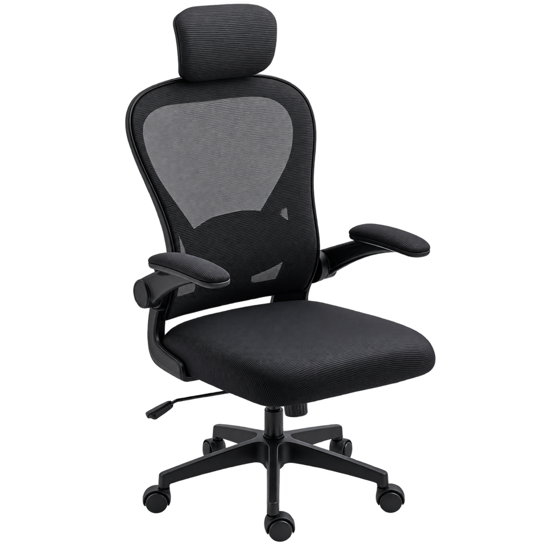 Silla Ejecutiva XCON C0238 Negra – Malla, Reposa Cabeza y Brazos