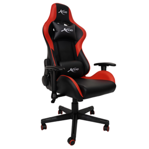 Silla Gaming XCON Saturn XCON-C6645 PU Negra con Rojo – Brazos Ajustables