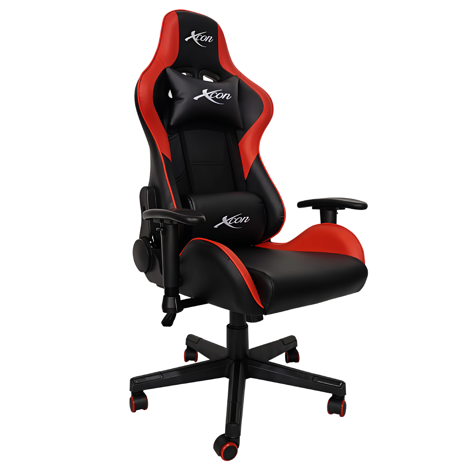 Silla Gaming XCON Saturn XCON-C6645 PU Negra con Rojo – Brazos Ajustables