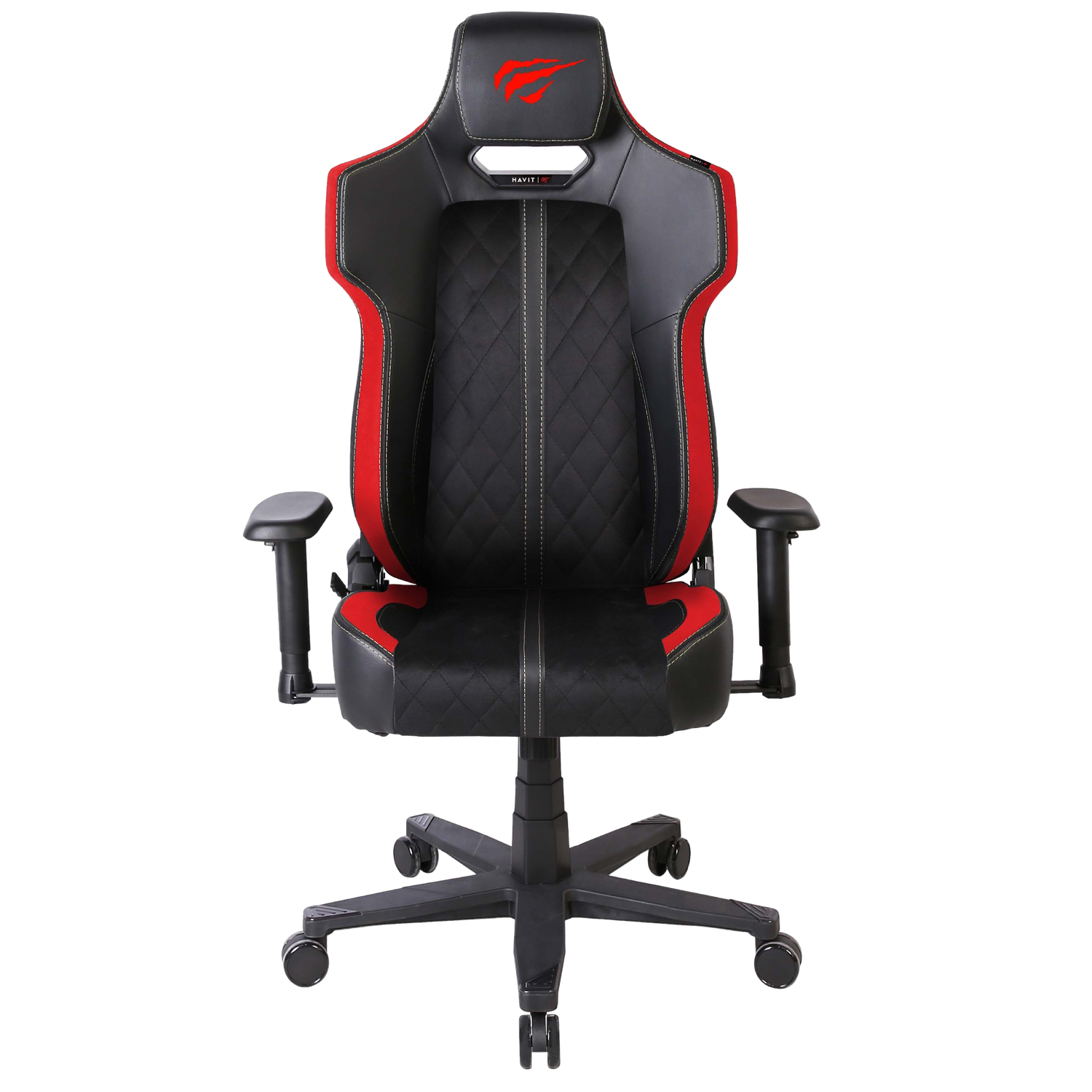 Silla HAVIT Gaming GC926A Negro con Rojo – Reclinable y Ergonómica