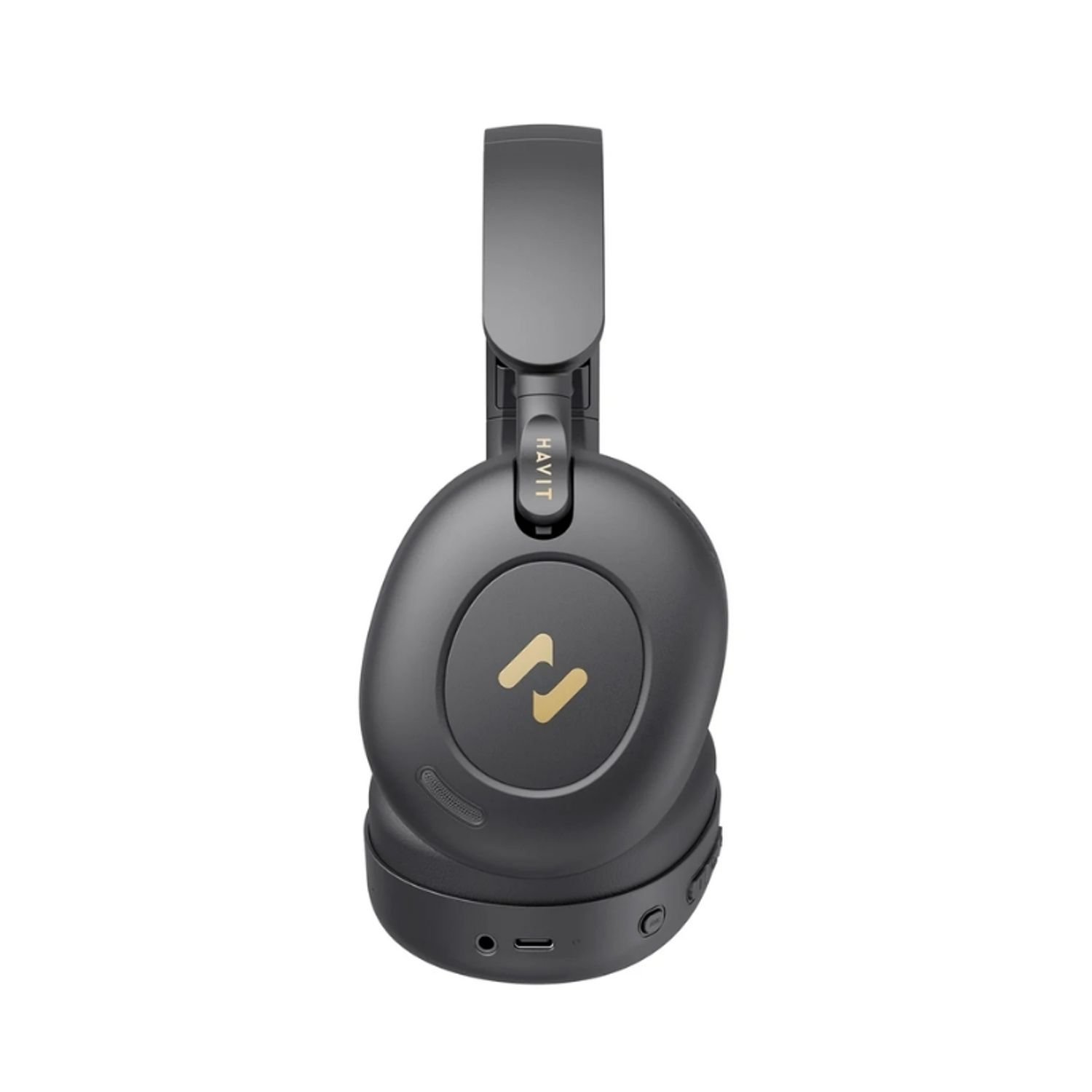 Headphone Bluetooth HAVIT H682BT Pro Gris – Bluetooth 5.3, USB-C y AUX 3.5mm - Imagen 4