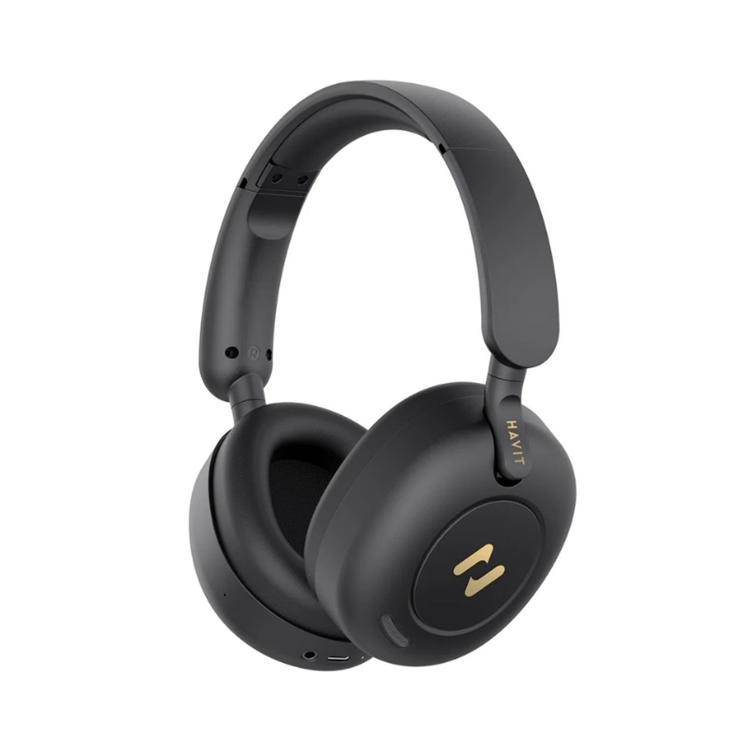 Headphone Bluetooth HAVIT H682BT Pro Gris – Bluetooth 5.3, USB-C y AUX 3.5mm