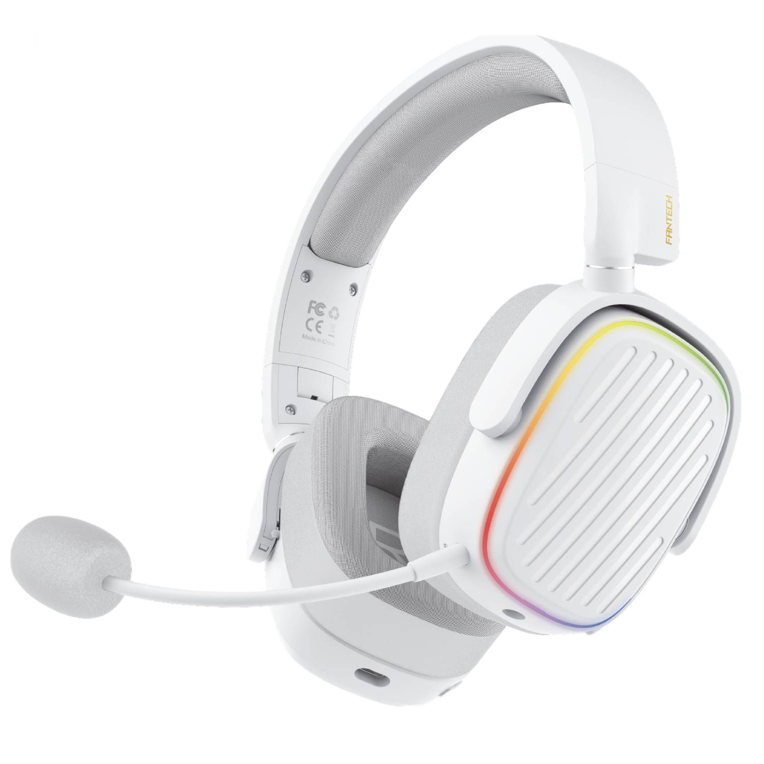 Headset Gaming Fantech HARMONY WHG02 Blanco – BT 5.3