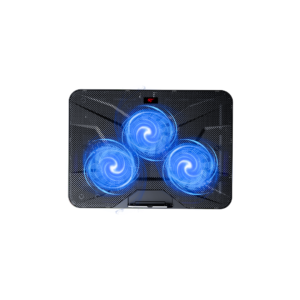 Fan Cooler HAVIT HV-F2067 para Laptop – 3 Ventiladores LED Azul, 14”–17”