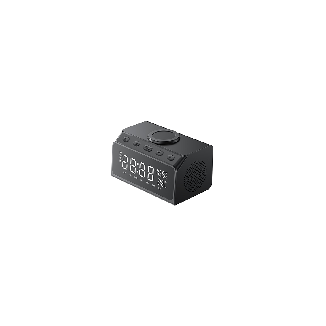 Havit W3041 – Reloj Despertador Bluetooth con Cargador USB y Bocinas