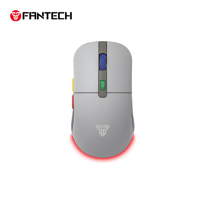 Mouse Gaming Inalámbrico Fantech SUPER MAXFIT WG9S Gris – 2.4GHz