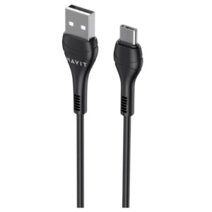 Cable HAVIT CB6161 USB-A a Tipo-C 1 m Negro – Carga y Data