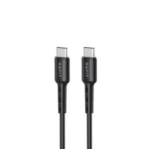 Cable Havit CB6235 Tipo C a Tipo C Carga Rápida 1M